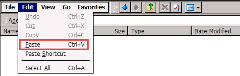 Вставка файлов в Removable Disk